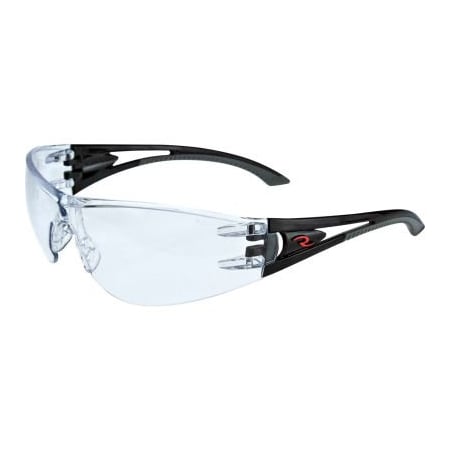 Radians Radians® OP1010ID Optima„¢ Half Frame Safety Glasses, Clear Lens, Clear Frame - Pkg Qty 12 OP1010ID